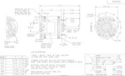 X001 Marathon 1/4 Hp 208-230V 1075 RPM (3 Speed) OPAO 48Z Frame Blower Motor -3c Shop 01 line 28900.1626975068