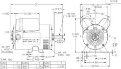 D010 Marathon 1 Hp (1 Speed) 115/208-230V 3600 RPM ODP 56 Frame Cap Start/Run Pressure Washer Motor 9 D010 Marathon 1 Hp (1 Speed) 115/208-230V 3600 RPM ODP 56 Frame Cap Start/Run Pressure Washer Motor -3c Shop 10 line 67523.1635268393