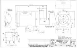 113939.00 Leeson | 1/2 Hp 3450 RPM 56CZ Frame 230V Milk Transfer (Babson 27732) Pump Motor -3c Shop 113939 33777.1547654105
