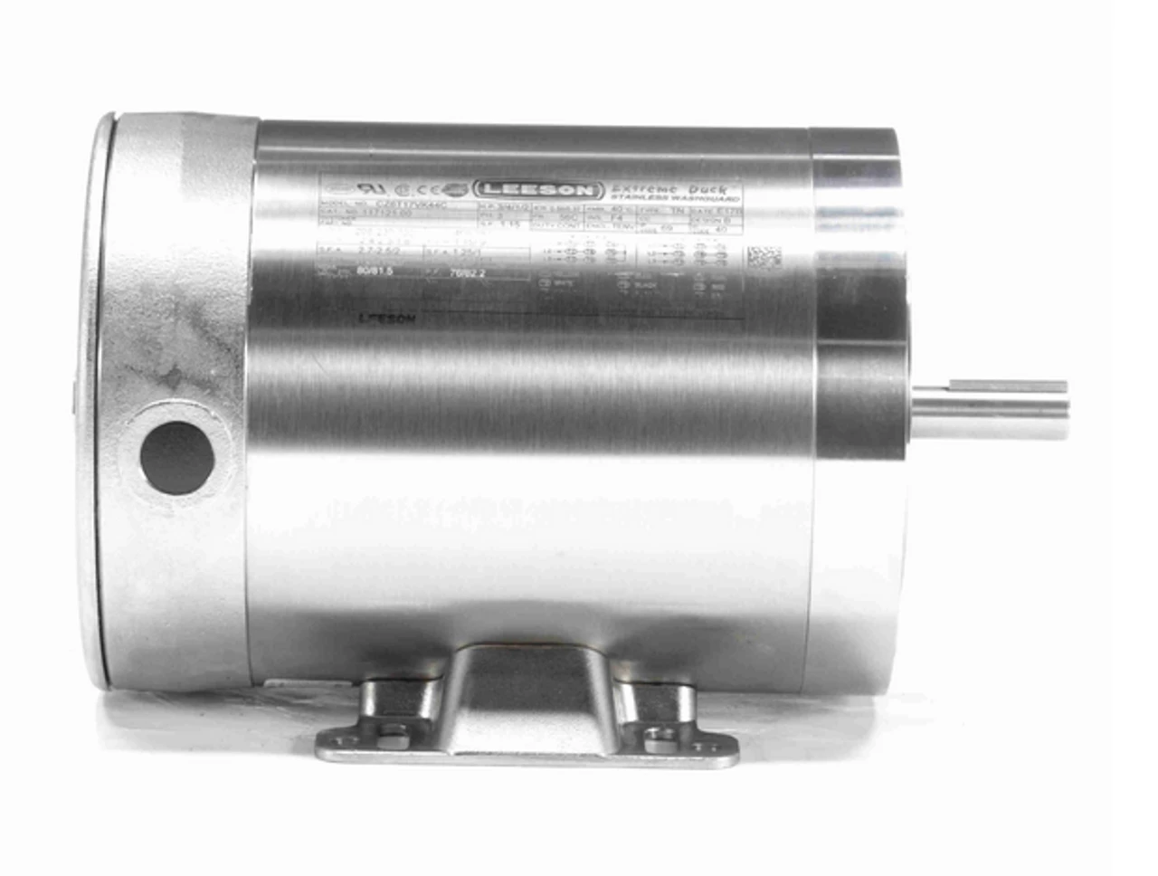 117121.00 Leeson Extreme Duck 3/4 Hp 1800 RPM 208-230/460V 3-Phase 56C Frame TENV (base) Motor 4 117121.00 Leeson Extreme Duck 3/4 Hp 1800 RPM 208-230/460V 3-Phase 56C Frame TENV (base) Motor - Image 2