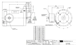 119499.00 Leeson Extreme Duck 2 Hp 1800 RPM 208-230/460V 3-Phase 56C Frame TEFC (no Base) Motor -3c Shop 119499 line 12328.1689359833