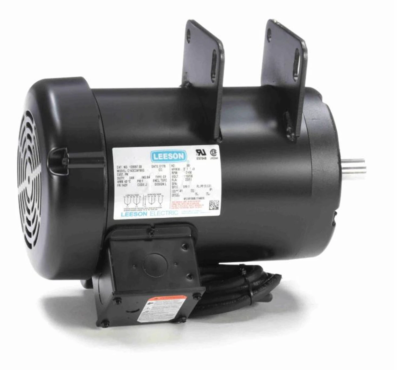 120997.00 Leeson | 2 Hp 3450 RPM Delta Unisaw Electric Motor 115/230 Volts 3 120997.00 Leeson | 2 Hp 3450 RPM Delta Unisaw Electric Motor 115/230 Volts