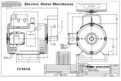 131616.00 Leeson | 5 Hp 3450 RPM 184T Frame ODP 208-230V 9 131616.00 Leeson | 5 Hp 3450 RPM 184T Frame ODP 208-230V -3c Shop 131616 24035.1435072541
