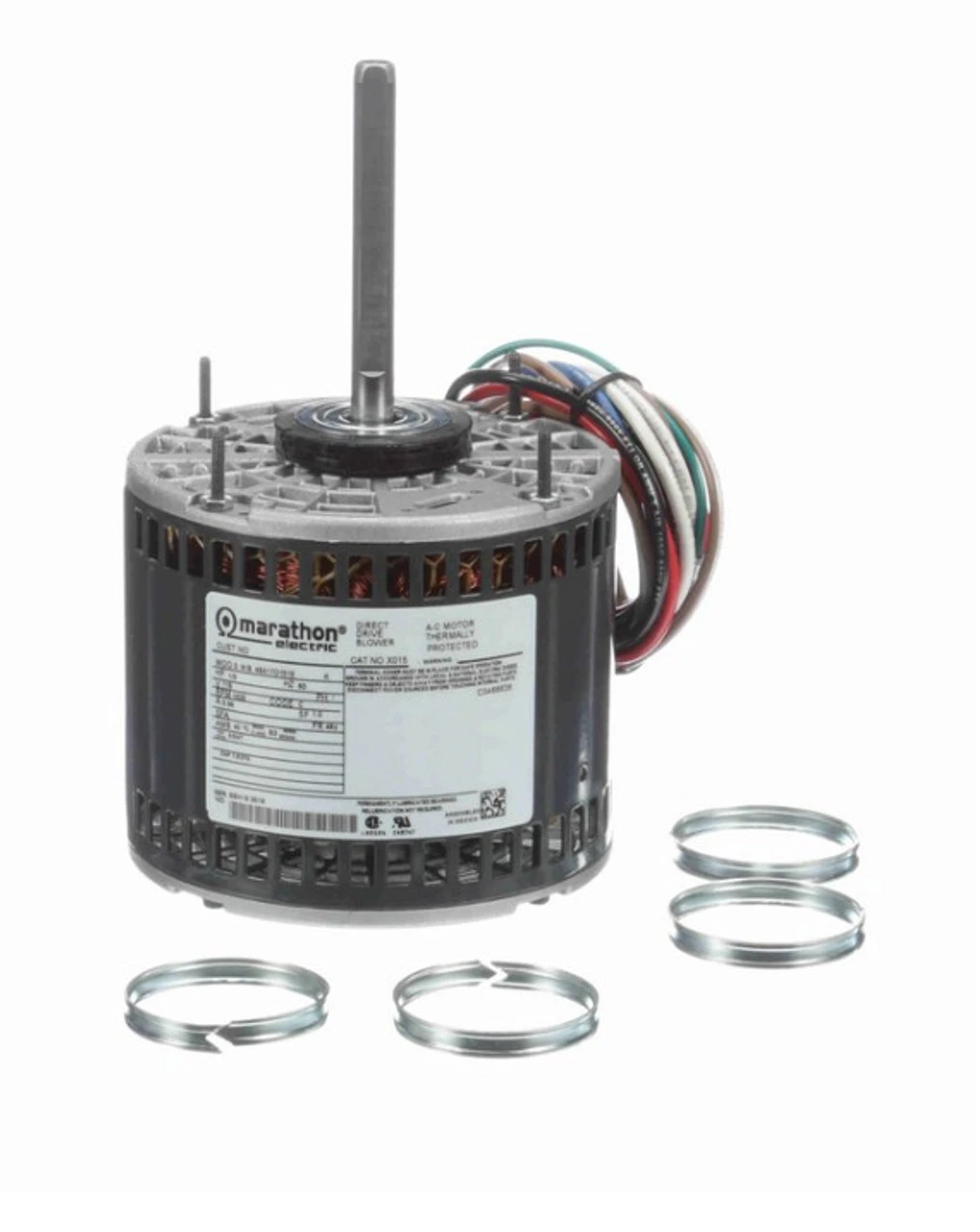 X015 Marathon 1/3 Hp 115V 1625 RPM (3 Speed) OPAO 48Z Frame Blower Motor 3 X015 Marathon 1/3 Hp 115V 1625 RPM (3 Speed) OPAO 48Z Frame Blower Motor