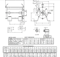 EZ15S1BZ Nidec 15 Hp 3600 RPM 230/460V 3-phase 160ZBS Frame Oil Submersible Elevator Motor -3c Shop 160zbs frame line 67958.1684166446