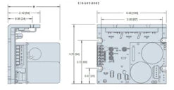 Bison Variable Frequency AC Chassis Drive 115/230V # 170-503-0002 -3c Shop 170 503 0002 dim 70270.1435082287