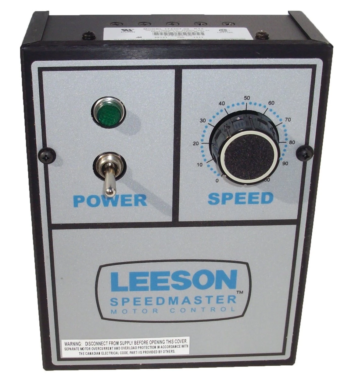 174307.00 Leeson | DC Motor Control 174307 - NEMA 1 - 90/180VDC, 1/8 Hp T 3 174307.00 Leeson | DC Motor Control 174307 - NEMA 1 - 90/180VDC, 1/8 Hp T