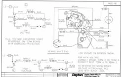Model 1AGG3 Century 1/2 Hp Belt Drive Blower Cap Start Motor 1725 RPM 115/208-230V Dayton 1AGG3 -3c Shop 1AGG3WIRE 03741.1463164125