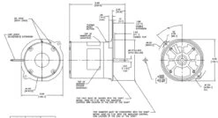 OL2034 Century 1/3 Hp (sleeve Bearing) 115V 1800 RPM Open 48N Frame Split Phase Oil Burner Motor -3c Shop 2034 line 13269.1634238596