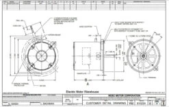 2097 Nidec | 1/8 Hp 3450 RPM 1-Speed 115V, 48N Oil Burner Motor -3c Shop 2097 78829.1570039753