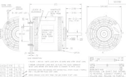 X211 Marathon 1 Hp 208-230V 1625 RPM (2 Speed) OPAO 48Y Frame Blower Motor -3c Shop 211 line 67032.1627482442