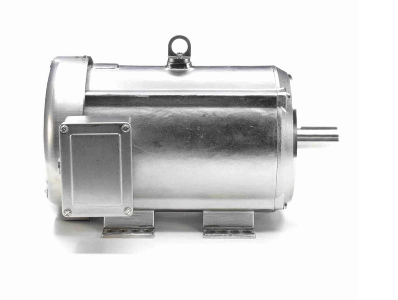 140825.00 Leeson 7 1/2 Hp 3600 RPM 230/460V 213TC Frame (Rigid Base) TEFC 3-Phase Premium-Stainless Wash-Down Motor 4 140825.00 Leeson 7 1/2 Hp 3600 RPM 230/460V 213TC Frame (Rigid Base) TEFC 3-Phase Premium-Stainless Wash-Down Motor - Image 3