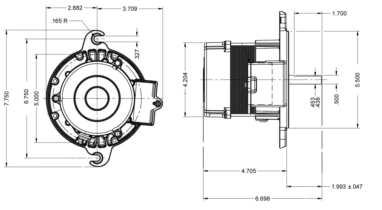 3274 Nidec | 1/7 Hp 3450 RPM 1-Speed 115V, 48M Oil Burner Motor 4 3274 Nidec | 1/7 Hp 3450 RPM 1-Speed 115V, 48M Oil Burner Motor - Image 2