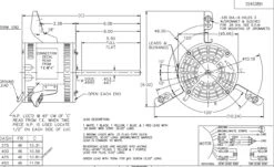 X034 Marathon 1/4 Hp 115V 1075 RPM (4 Speed) OPAO 48Z Frame Torsion Flex Blower Motor -3c Shop 34 line 56886.1627576137