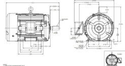 Y386 Marathon 25 Hp 460 Volt 1800/900 RPM (2 Speed) TEFC 286T Frame 3-Phase Cooling Tower Motor -3c Shop 386 line 72373.1635448345