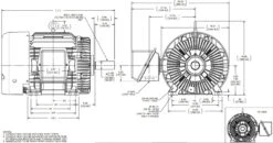Y387 Marathon 30 Hp 460 Volt 1800/900 RPM (2 Speed) TEFC 324T Frame 3-Phase Cooling Tower Motor -3c Shop 387 line 54587.1635449235