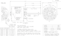 X400 Marathon 1/2 Hp 460V 1075 RPM OPAO 48Z Frame Condenser Fan Motor -3c Shop 400 line 36063.1625242933