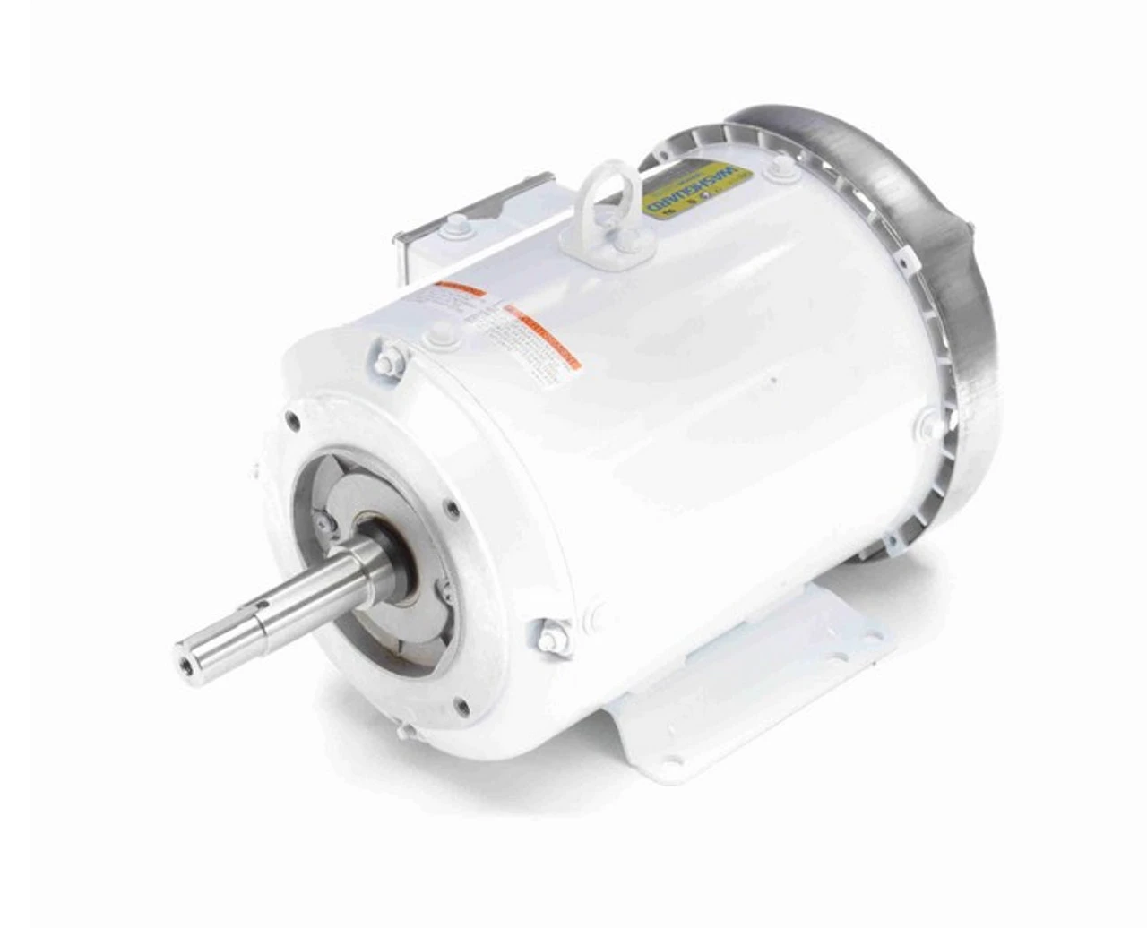 132443.00 Leeson 5 Hp 3600 RPM 208-230/460V 184JM Frame (Rigid Base) TEFC 3-Phase Wash-Down Pump Motor 4 132443.00 Leeson 5 Hp 3600 RPM 208-230/460V 184JM Frame (Rigid Base) TEFC 3-Phase Wash-Down Pump Motor - Image 2