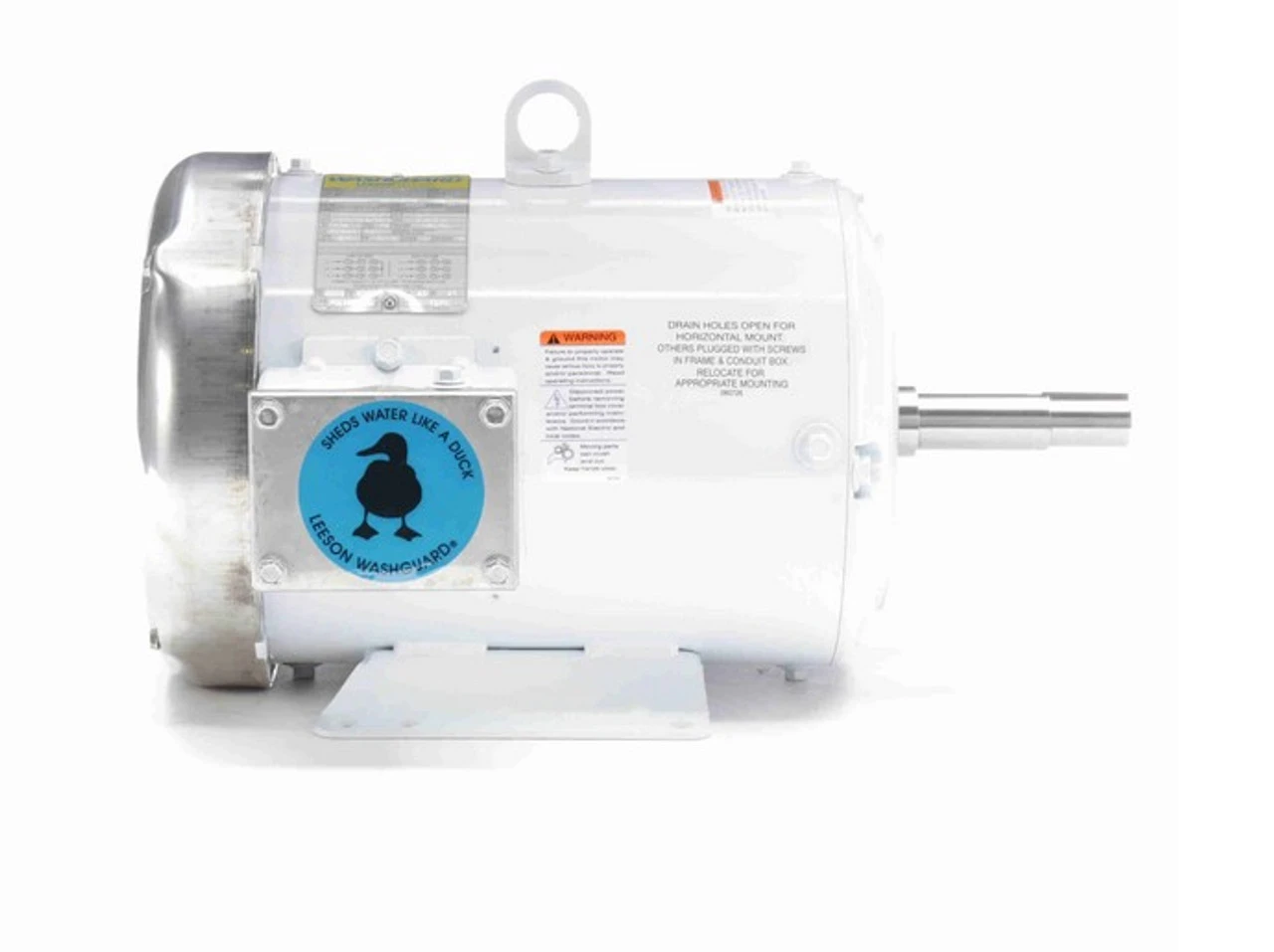 132443.00 Leeson 5 Hp 3600 RPM 208-230/460V 184JM Frame (Rigid Base) TEFC 3-Phase Wash-Down Pump Motor 5 132443.00 Leeson 5 Hp 3600 RPM 208-230/460V 184JM Frame (Rigid Base) TEFC 3-Phase Wash-Down Pump Motor - Image 3