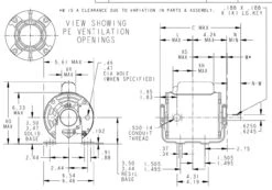 C457 Marathon 1/3 Hp (1 Speed) 110/220V 1500 RPM ODP 56 Frame Cap Start Resilient Base Motor -3c Shop 457 line 50937.1631722326
