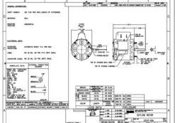 4HZ67 Dayton 1/3 HP Direct Drive Blower Motor 1650 RPM 115V -3c Shop 4HZ65DIM 61035.1461698113
