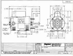 4YU29 Dayton 3/4 HP Direct Drive Blower Motor 1725 RPM 115/230V 8 4YU29 Dayton 3/4 HP Direct Drive Blower Motor 1725 RPM 115/230V -3c Shop 4YU29DIM 60764.1462909302