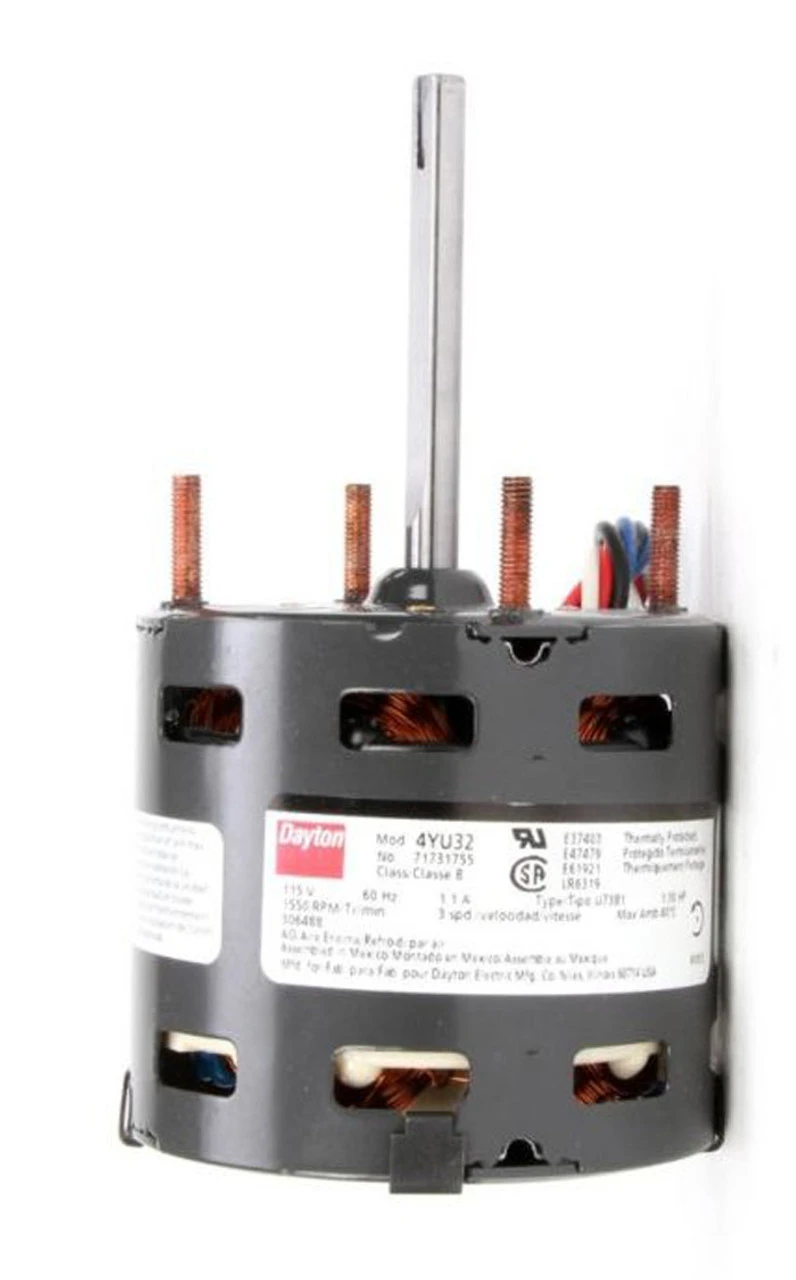 4YU32 Dayton 1/30 HP Direct Drive Blower Motor 1550 RPM, 3-Spd 115V 4 4YU32 Dayton 1/30 HP Direct Drive Blower Motor 1550 RPM, 3-Spd 115V - Image 2