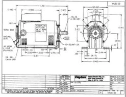 Model 4YU35 Dayton 3/4 Hp Belt Drive Blower Cap Start Motor 1725 RPM 115/208-230V Dayton 4YU35 8 Model 4YU35 Dayton 3/4 Hp Belt Drive Blower Cap Start Motor 1725 RPM 115/208-230V Dayton 4YU35 -3c Shop 4YU35DIM 04073.1463165936