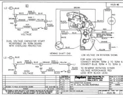 Model 4YU35 Dayton 3/4 Hp Belt Drive Blower Cap Start Motor 1725 RPM 115/208-230V Dayton 4YU35 9 Model 4YU35 Dayton 3/4 Hp Belt Drive Blower Cap Start Motor 1725 RPM 115/208-230V Dayton 4YU35 -3c Shop 4YU35WIRE 22963.1463165941
