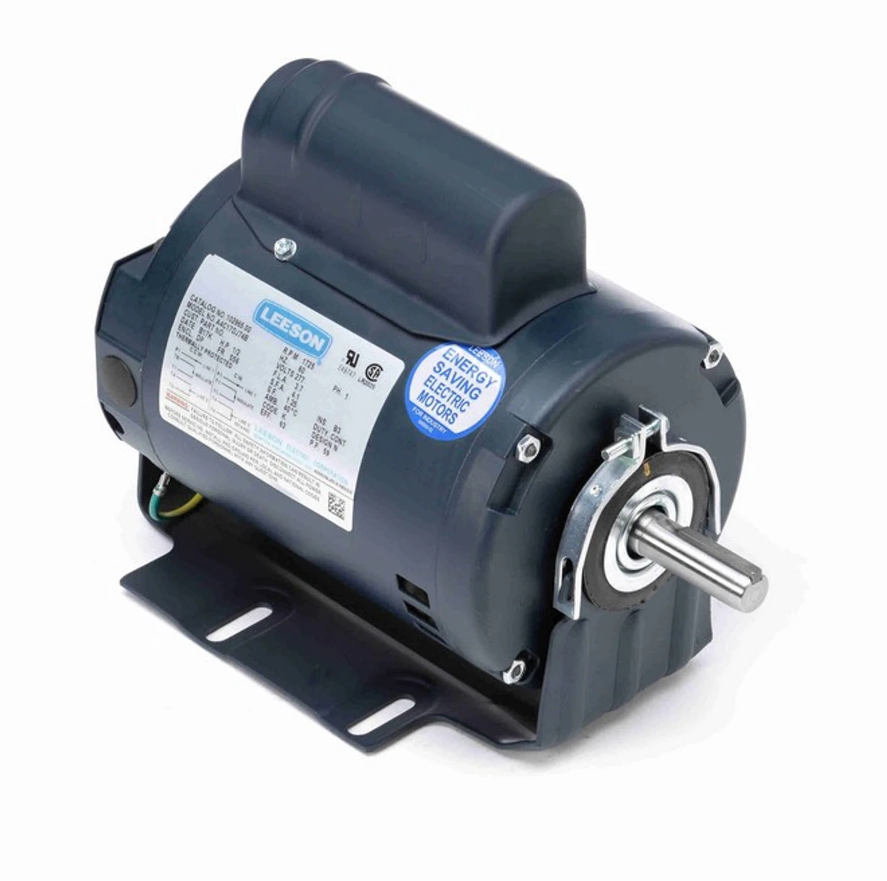 102965.00 Leeson 1/2 Hp 1800 RPM 277V 56 Frame (Resilient Base) ODP 1-Phase Fan Motor 3 102965.00 Leeson 1/2 Hp 1800 RPM 277V 56 Frame (Resilient Base) ODP 1-Phase Fan Motor