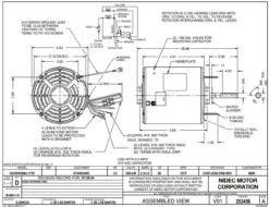 6880 Nidec | 1/3 Hp 1075 RPM 1-Speed 208-230V; 5.6" Condenser Motor 7 6880 Nidec | 1/3 Hp 1075 RPM 1-Speed 208-230V; 5.6" Condenser Motor -3c Shop 6880 67031.1571919469