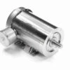 121882.00 Leeson 2 Hp 1800 RPM 230/460V 145TC Frame (Rigid Base) TEFC 3-Phase Stainless Wash-Down Motor -3c Shop 82 front 66264.1644610017