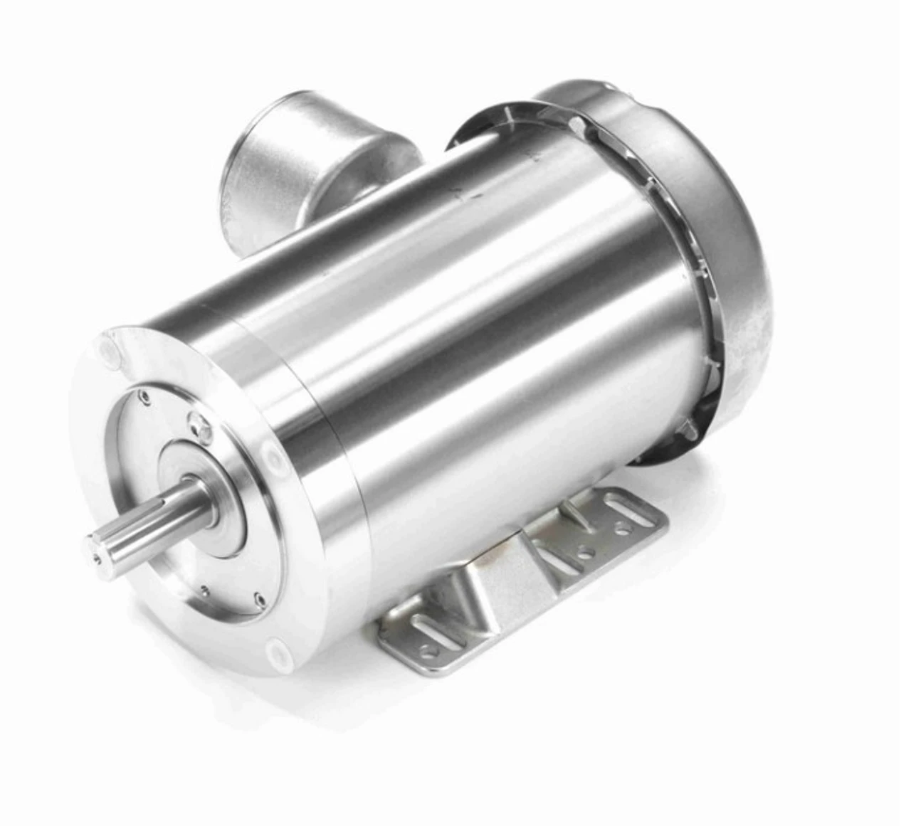 121882.00 Leeson 2 Hp 1800 RPM 230/460V 145TC Frame (Rigid Base) TEFC 3-Phase Stainless Wash-Down Motor 4 121882.00 Leeson 2 Hp 1800 RPM 230/460V 145TC Frame (Rigid Base) TEFC 3-Phase Stainless Wash-Down Motor - Image 2