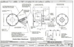 8670 Nidec | 1/3 Hp 1075 RPM 2-Speed 208-230V; 5.6" Condenser Motor 5 8670 Nidec | 1/3 Hp 1075 RPM 2-Speed 208-230V; 5.6" Condenser Motor -3c Shop 8670 87729.1569607042