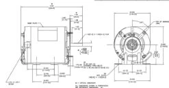 919L Century 1/4 Hp (1 Speed) 115V 1800 RPM ODP 48Z Frame Resilient Base Blower Motor -3c Shop 919 line 78547.1631204097
