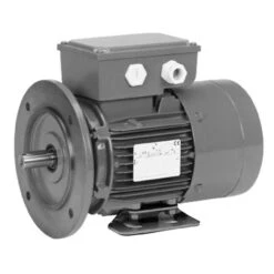 BR34S2A3 Nidec 3/4 Hp 1800 RPM 56 (Rigid Base) 208-230/460V TEFC 3-Phase BrakeMotor