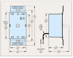 KBWC-16L | KB Electronics Solid State Variable Speed AC Electric Motor Control 6.0 Max Amps 115V -3c Shop K177 1006 DIMS 32949.1683559913