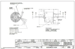 1887 Nidec | 1/3 Hp 1625 RPM 3-Speed 230V; 5.6" Blower Motor -3c Shop Nidec 1887 Line 38947.1568827679