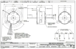 3360 Nidec | 1/5 Hp, 1040 RPM 3-Speed 277-265V Carrier Blower -3c Shop Nidec 3360 Line 65089.1570974841