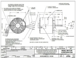 8665 Nidec | 3/4 Hp 1075 RPM 1-Speed 230V; 5.6" Condenser Motor 7 8665 Nidec | 3/4 Hp 1075 RPM 1-Speed 230V; 5.6" Condenser Motor -3c Shop Nidec 8665 Line 11820.1572359433