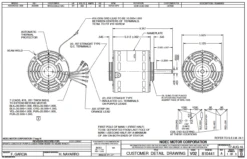 LX7930 Nidec | 3/4 Hp 1075 RPM 3-Speed 460V; 5.6" Blower Motor -3c Shop Nidec LX7930 Line 10533.1568401140