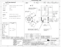 U6431 Century Unit Heater Motor 1/8 Hp 1050 RPM 1-Speed 5" Diameter 115V Century # U6431 -3c Shop U6431 dim 75417.1531241672