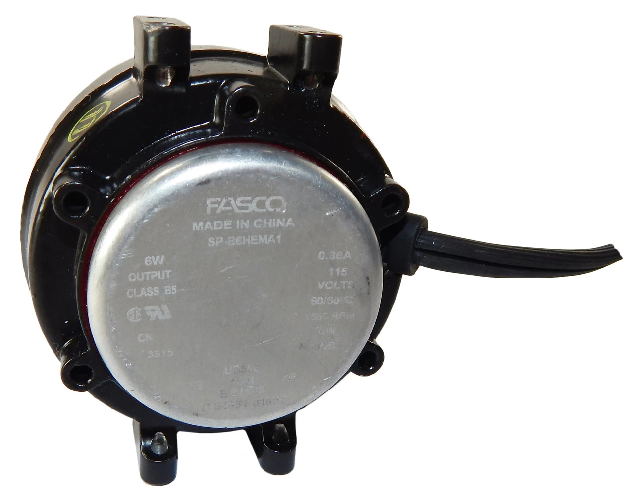 Fasco UB558 Motor | 6 Watt 1550 RPM CWLE 115V Unit Bearing Refrigeration Motor 4 Fasco UB558 Motor | 6 Watt 1550 RPM CWLE 115V Unit Bearing Refrigeration Motor - Image 2