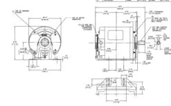 ARB2034L4 Century 1/3 Hp (1 Speed) 115/ 208-230V 1800 RPM TEAO 56Z Frame Split Phase Resilient Base Motor -3c Shop l4 line 69911.1633027808