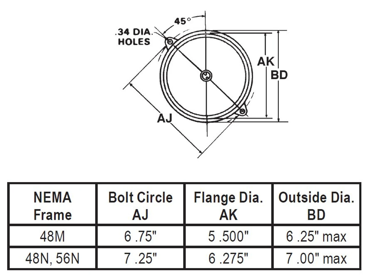 3196 Nidec | 1/8 Hp 1725 RPM 1-Speed 115V, 48N Oil Burner Motor 5 3196 Nidec | 1/8 Hp 1725 RPM 1-Speed 115V, 48N Oil Burner Motor - Image 3
